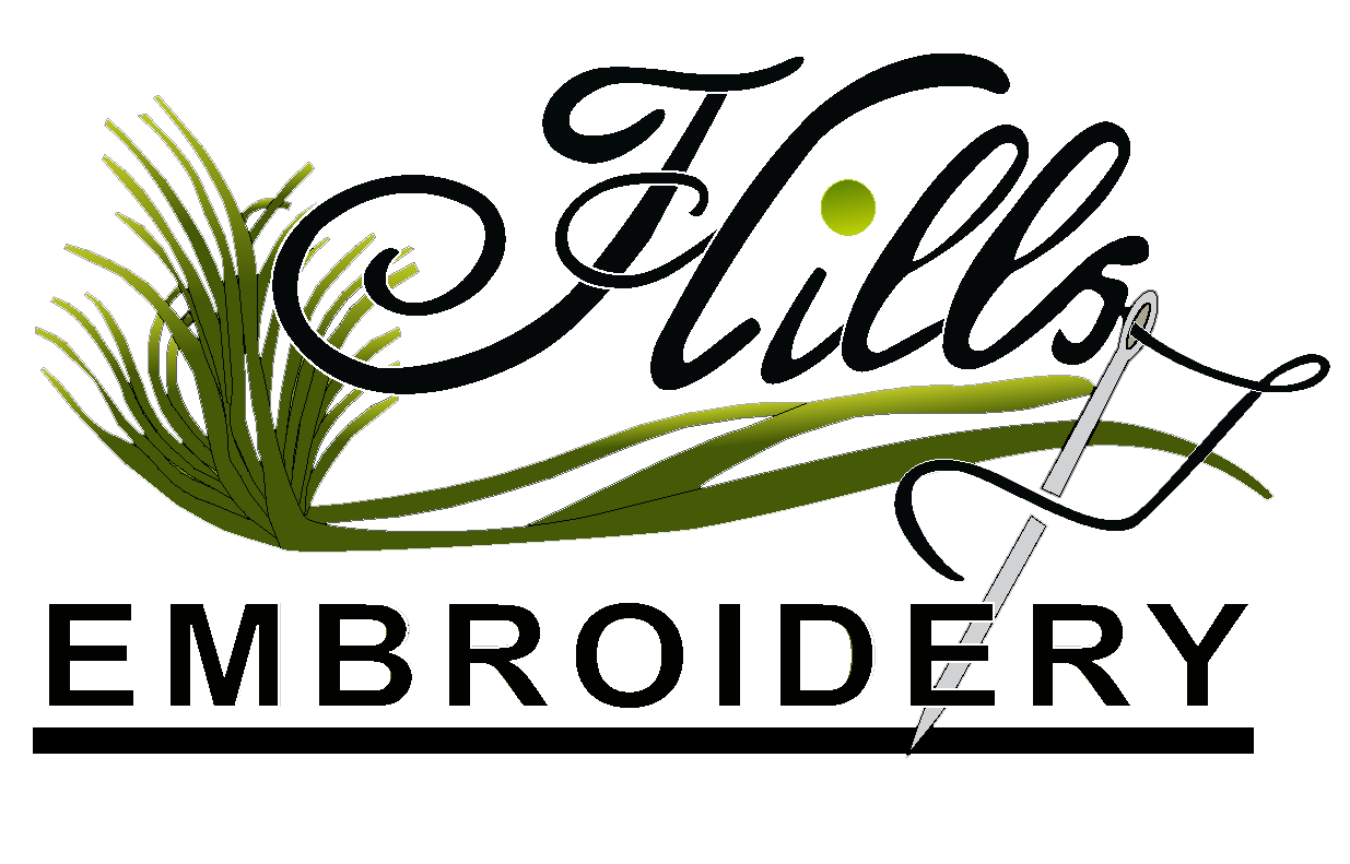 Hillsboro hops wordmark logo embroidery design